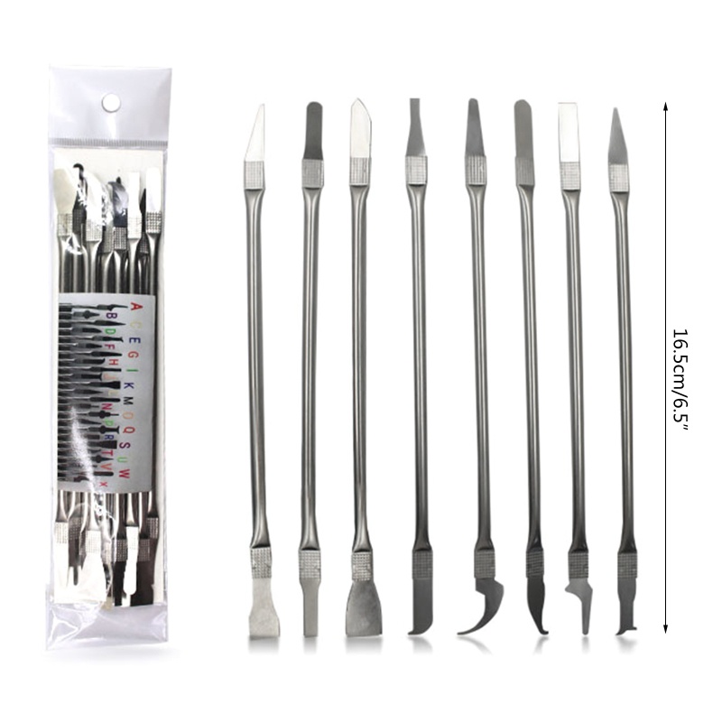 Gro 8 Pieces Remove CPU Prying Disassemble the Electronic Parts Tool Set