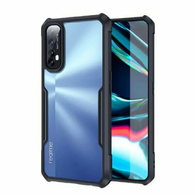 Case Realme 7 / 7 pro / 7i / C17 / C11 / C12 / C15 /Realme GT neo 2 Hard Case Armor Shockproof Transparant Casing