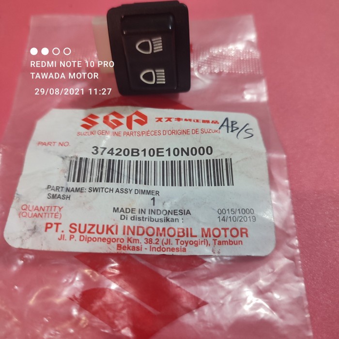 TOMBOL DIM JAUH DEKAT SUZUKI SMASH OLD SMASH NEW SHOGUN 125 OLD NEW