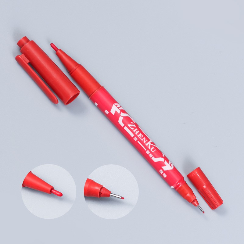 

PRODUK IMPORT Newest 10pcs Dual-Tip Black Tattoo Skin Marker Piercing Marking Pen Tattoo Supply For