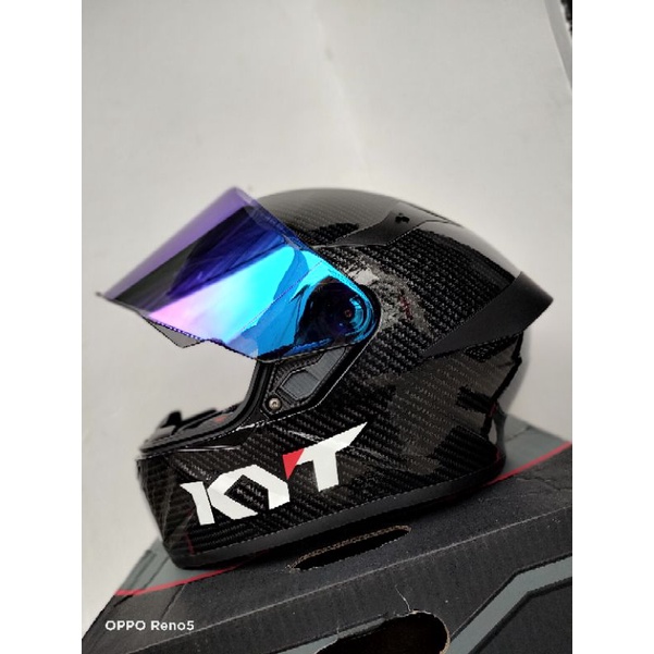 HELM KYT TT COURSE CARBON REPAINT PAKET 2 VISOR