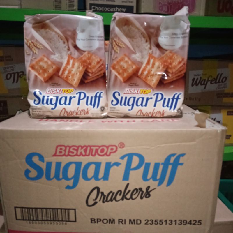 

sugar puff crackers (280 gr) free buble warp