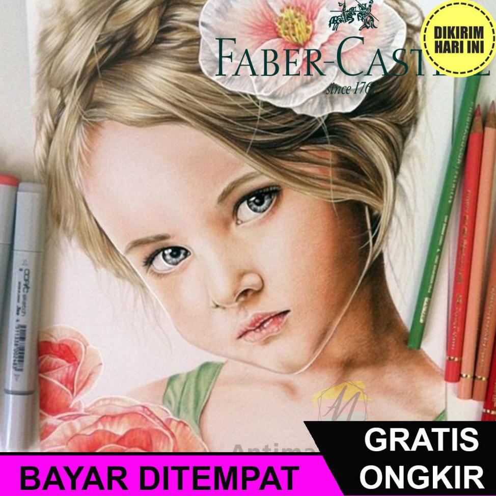

(BAYAR DITEMPAT) RD2952 FABER CASTELL POLYCHROMOS SKIN TONE PORTRAIT 6 WARNA / PENSIL WARNA FABER