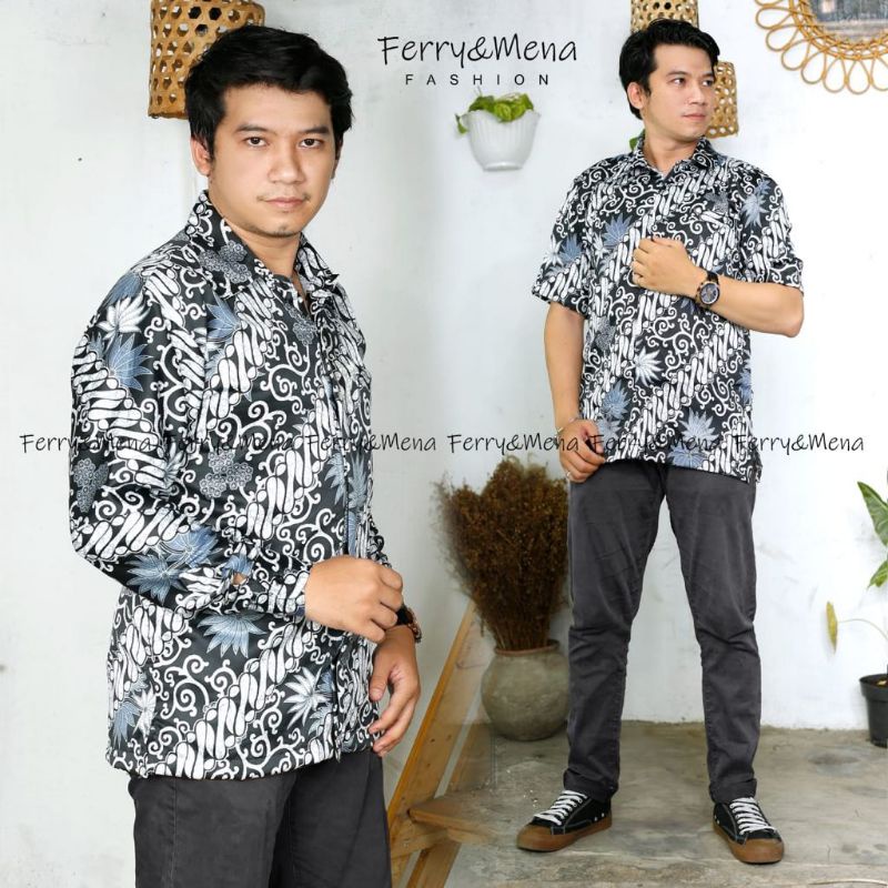 Fanstore -Kemeja Batik Pria Pasangan Kebaya