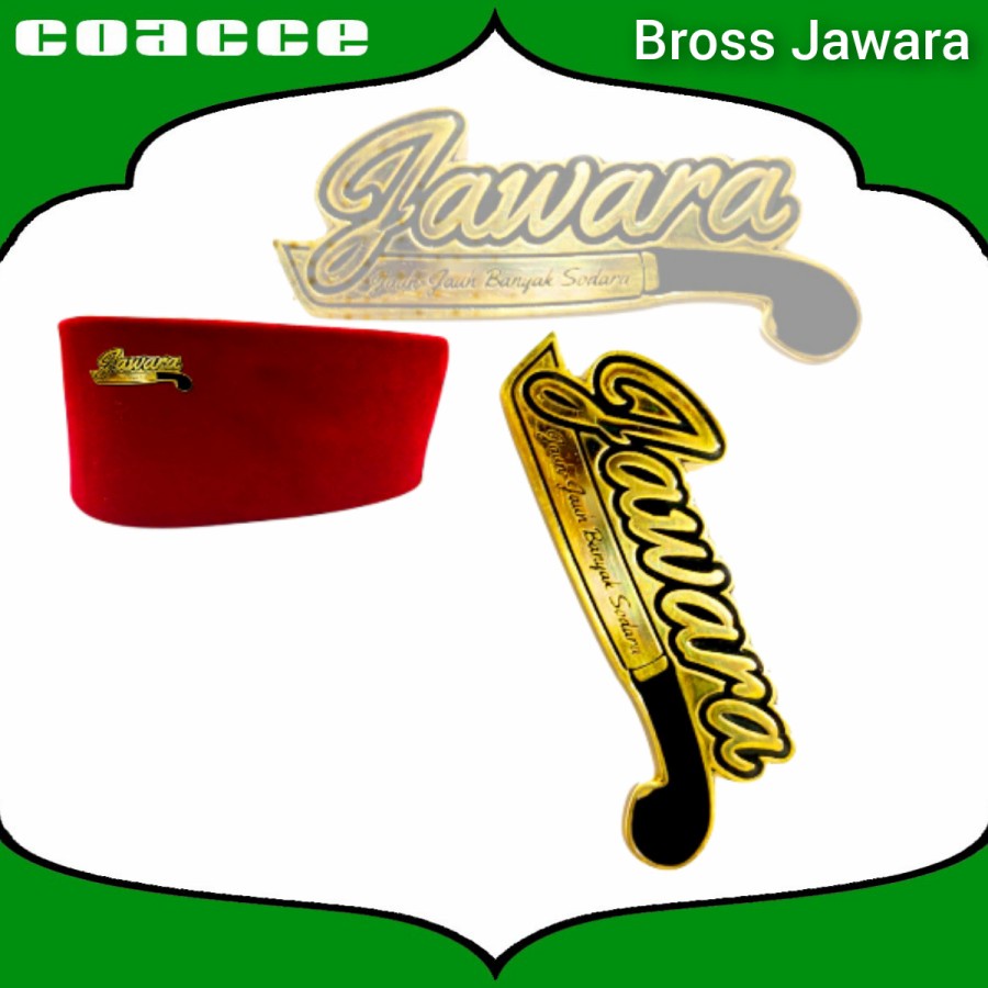 BROSS PIN SONGKOK GOLOK BETAWI