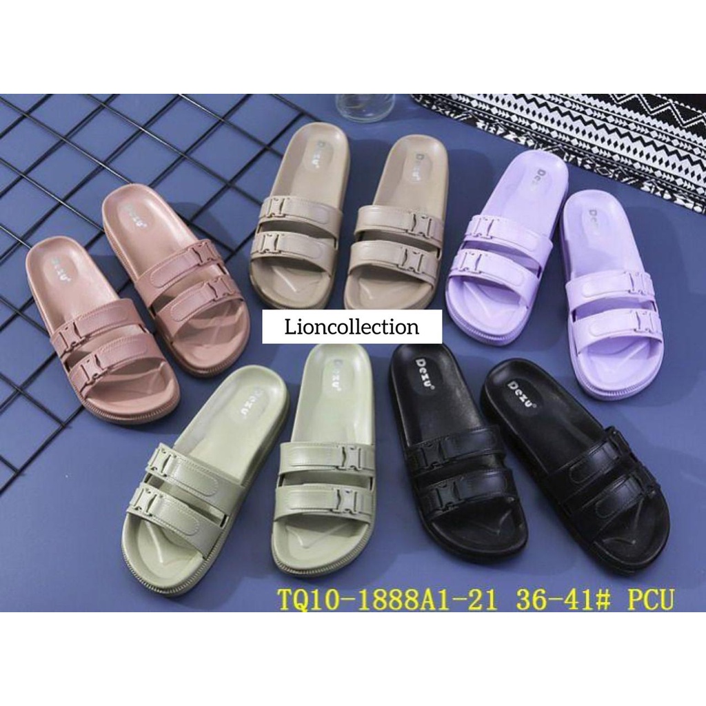 SANDAL JELLY WANITA KARET BAN DUA /Sandal Import JS 1888