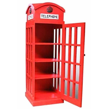 lemari hias telepon vintage 1 pintu