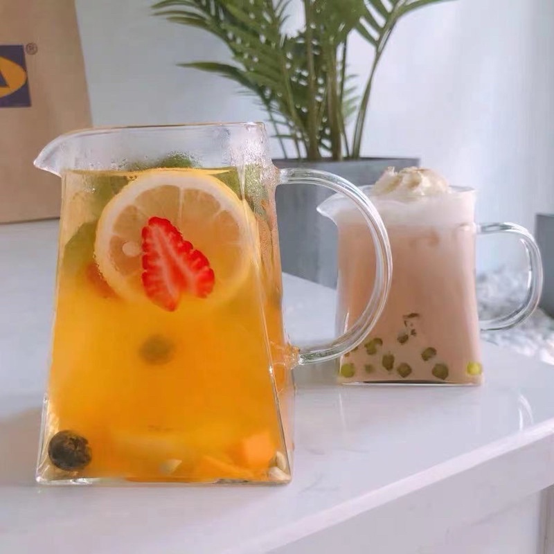 AESTHETIC COFFEE GLASS / SMALL WATER JUG ESTETIK JUMBO GELAS CAFE / MUG Korea