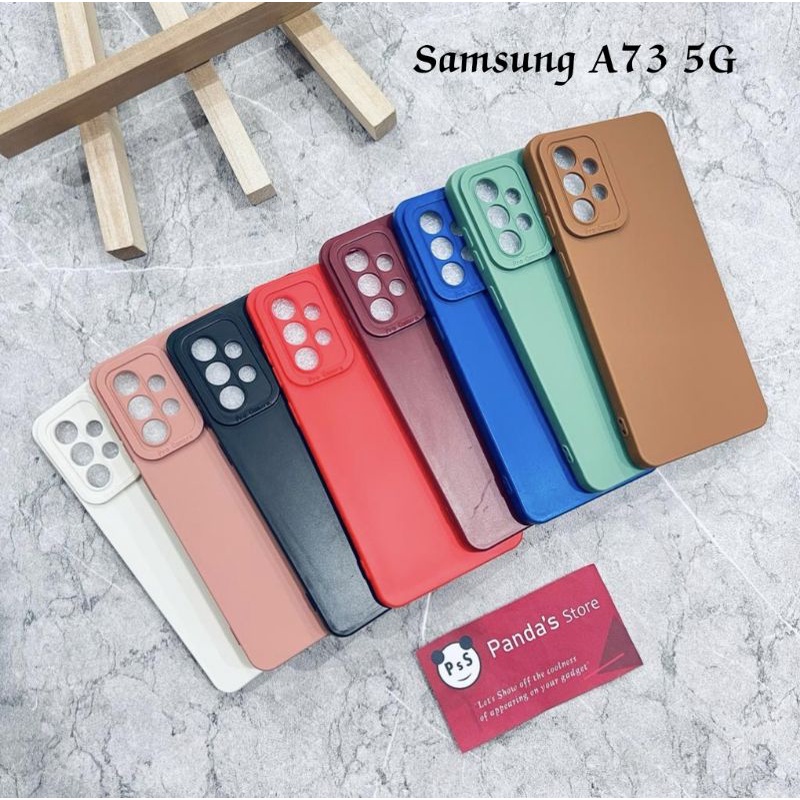 Softcase Pro Camera Samsung A73 5G Candy Case Full Color 3D Silikon TPU