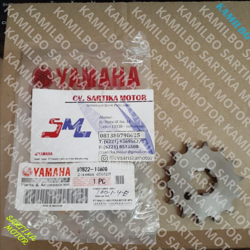 (100% ASLI ) Gir Depan 0/ Sprocket  Drive (45P) 0/ 93822-14800 Keren Gan