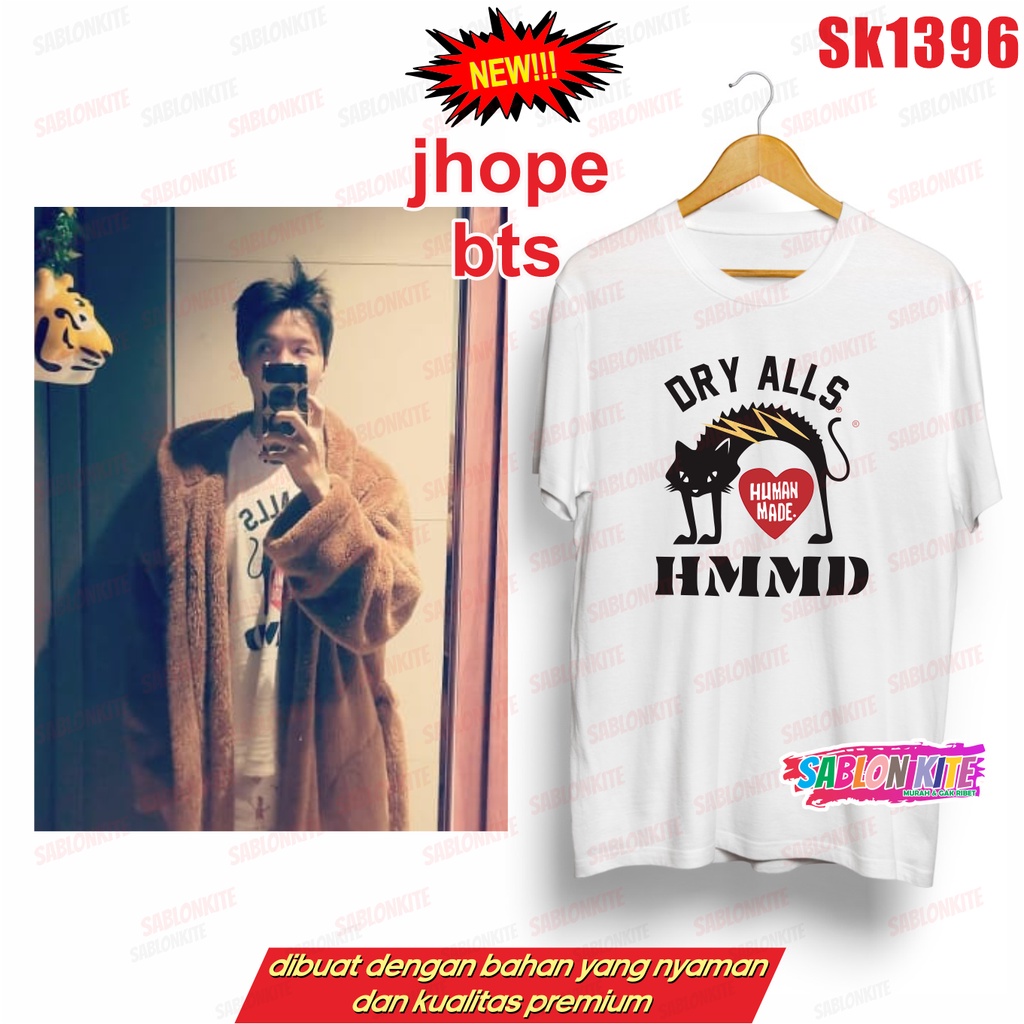 MURAH!!! KAOS KPOP JHOPE HMMD SK1396 UNISEX COMBED 30S