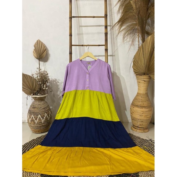 MIDI DRESS TWILL ORI PREMIUM/MIDI DRESS ICE CREAM/MIDI DRESS TWILL PREMIUM/GAMIS MIDI TWILL ORI/