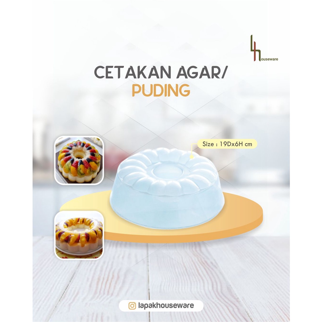 Cetakan Cetakan Agar-Agar / Puding / Cetakan Puding Gelombang / Cetakan puding Plastik