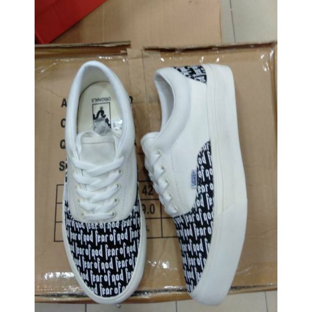 SEPATU VANS ERA FEAR OF GOD PREMIUM BNIB DOUBLE VOXING