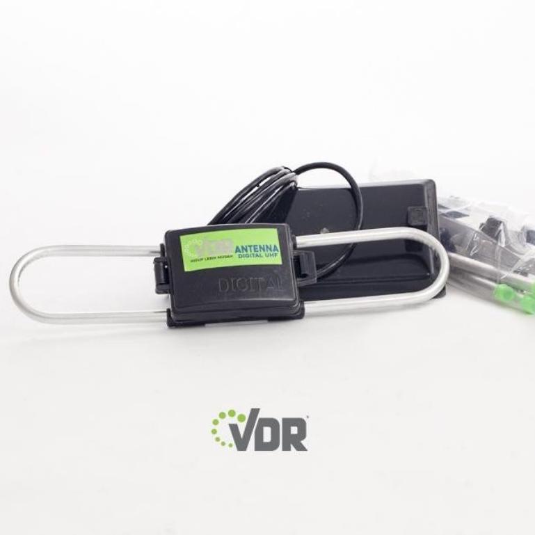 TRH.14Jl22ᶜ | ANTENA TV INDOOR & OUTDOOR VDR V-87HD + KABEL 1.5M / ANTENA DIGITAL VDR / ANTENA TV MU