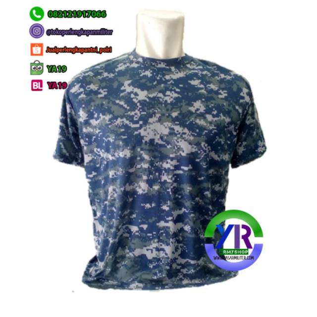 kaos loreng navy seal