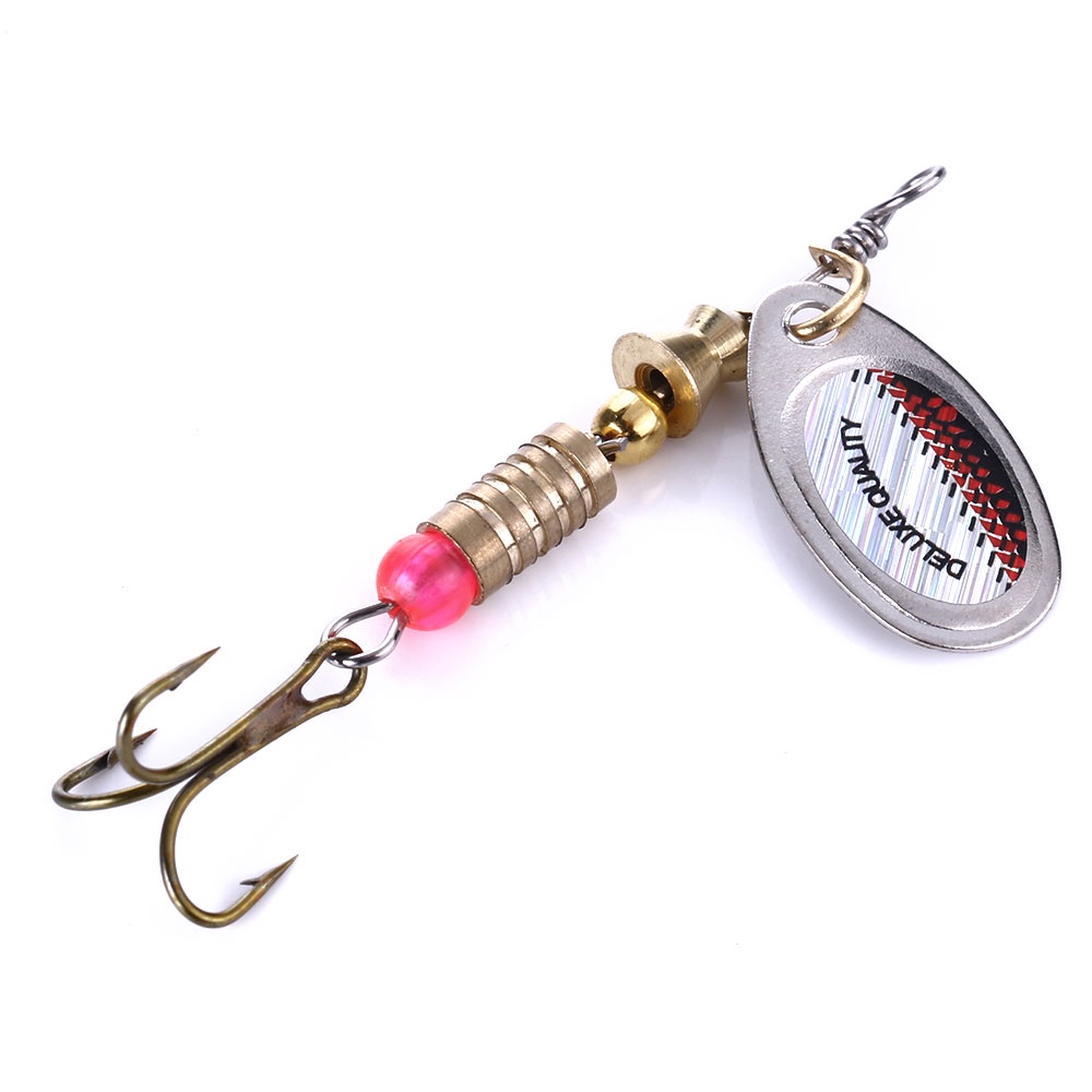 HENGJIA 1pc 3.6g umpan metal sequin spoon pancing fishing lure bass bait jigs swimbait tackle