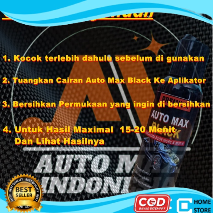 Penghitam body motor permanen VIP AUTO MAX BLACK