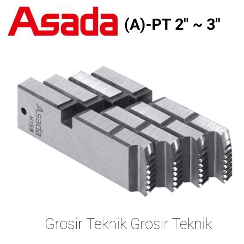 Asada Piset Dies (A) PT 2" - 3" Mata Senai Pipa 2 - 3 inch Snai Senay Snay