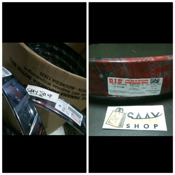 Promo VELG DID HITAM 17 140 160 SEPASANG PELEK VEGA ZR HITAM  terbaik