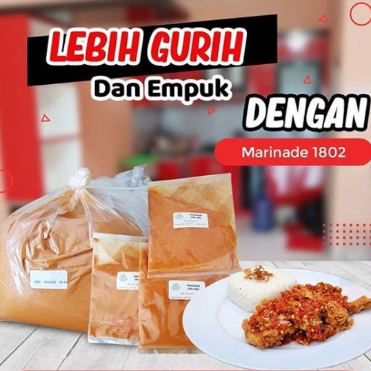 

TERLARIS Bumbu fried chicken marinasi/CRN 1802/Tepung Super/ Kemasan 1 kg