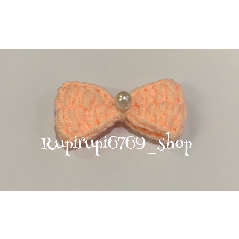 aplikasi pita rajut 6cm