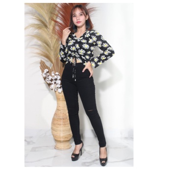 RX FASHION DAISY PLOK CROP TOP PDK DAN PJ