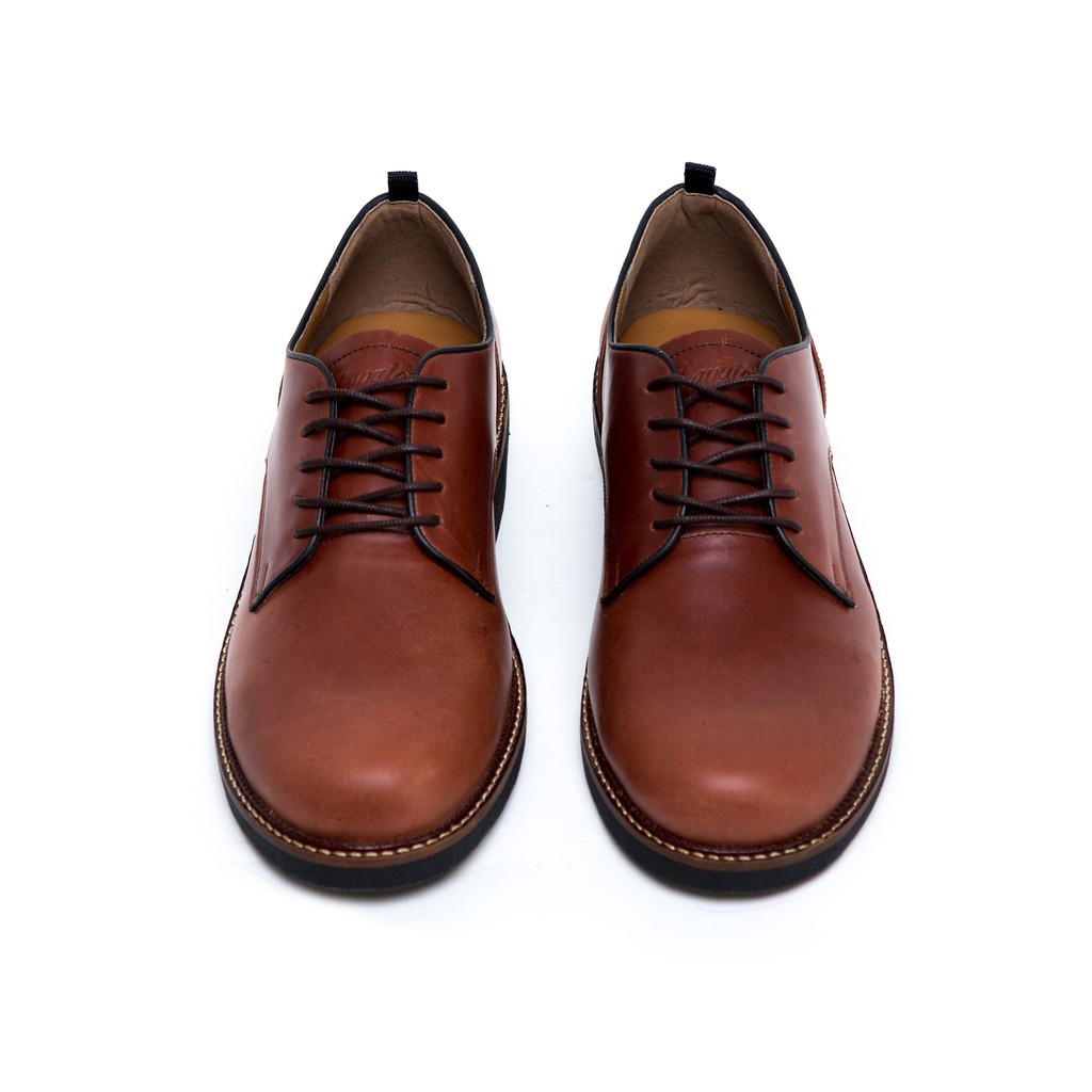 FOSTER | Indopride | Sepatu Kulit Asli Formal Klasik Vintage Kerja Pria/Cowok - Footwear Zapato