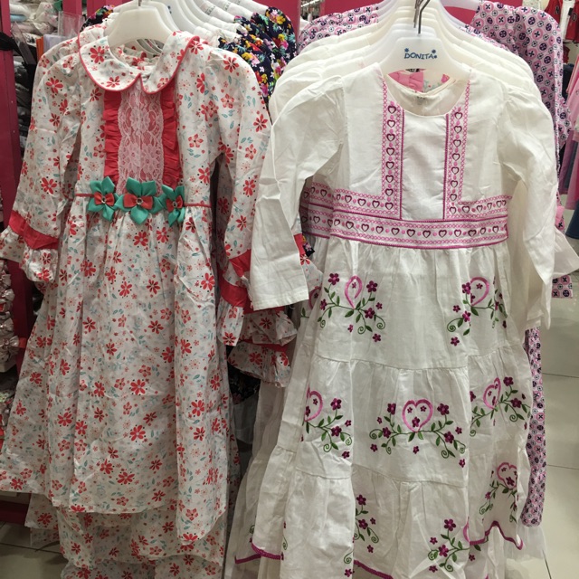 Baju dress gamis anak Donita original