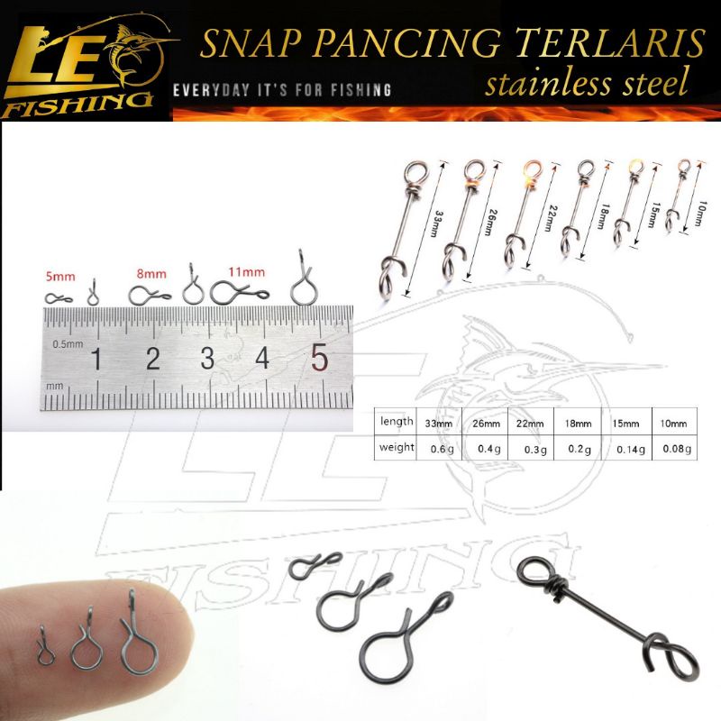 SNAP PANCING SNAP QUICK DAN SNAP SPRING QUICK SIZE 5 15 PENITI PANCING BAHAN STAINLESS STEEL HIGH QUALITY PRODUK