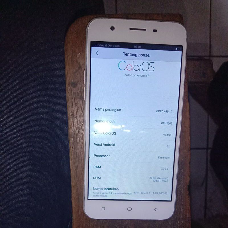 OPPO A39 RAM 3/32 GB SECOND