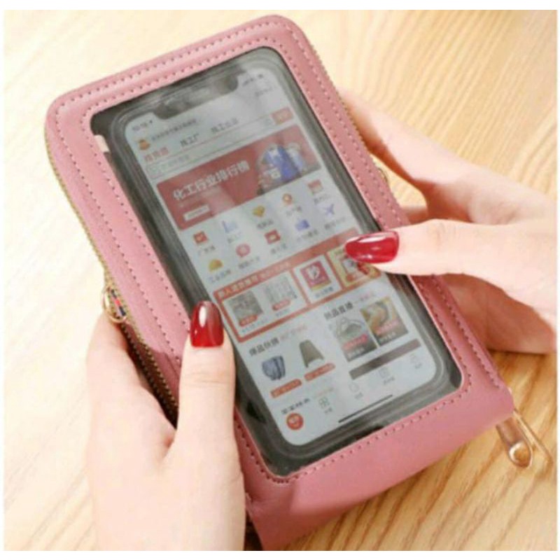 Rully_Tas Dompet Selempang 3 Ruang Touchscreen