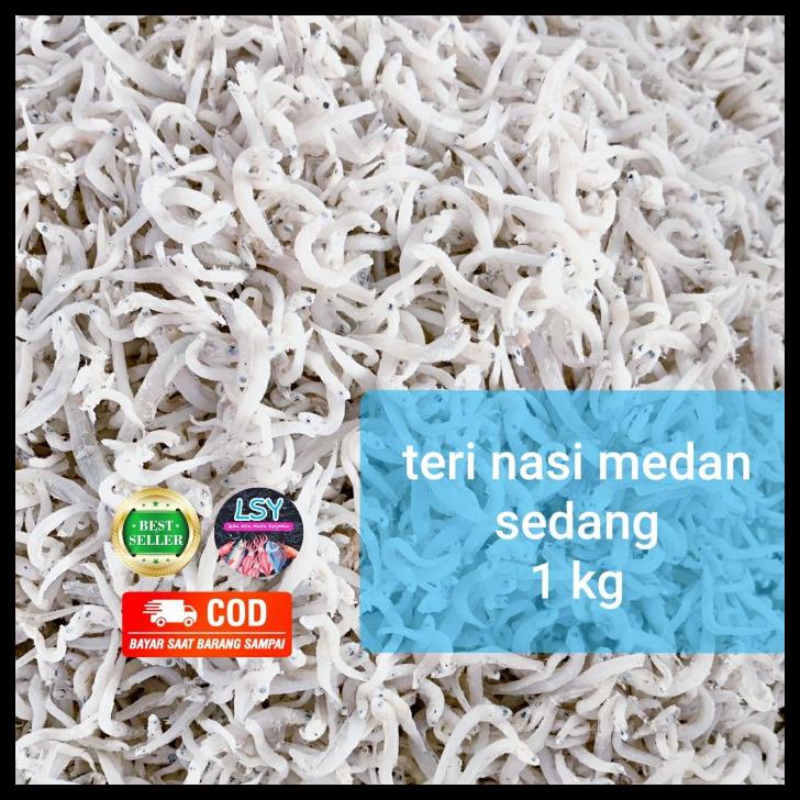 

DISKON TERBATAS !!! IKAN ASIN TERI NASI MEDAN SIZE SEDANG 1KG TERLARIS
