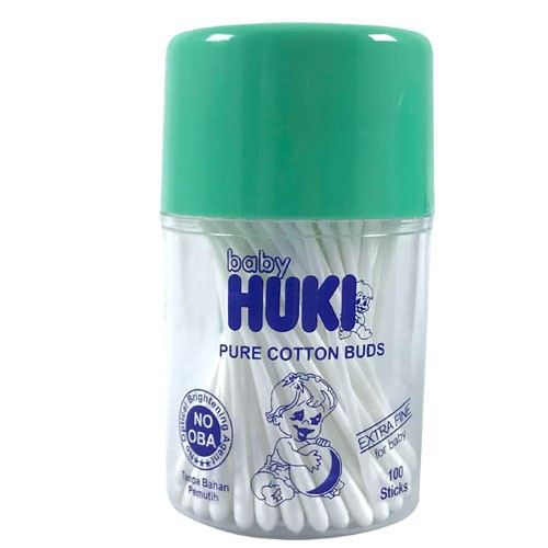 Huki Cotton Buds POT Extra Fine