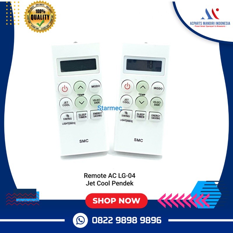 remote AC LG BIASA / INVERTER / JETCOOL