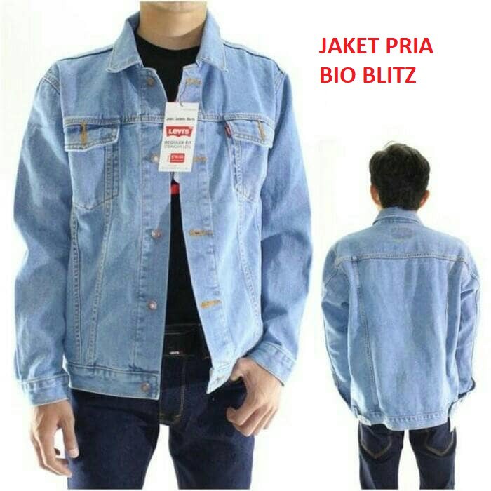 NEW ITEM BEST SELLER!!! JAKET JEANS PRIA TERB Gakuran Genji Crows Zero Su F Bandung Cowok Trend Q7Y3