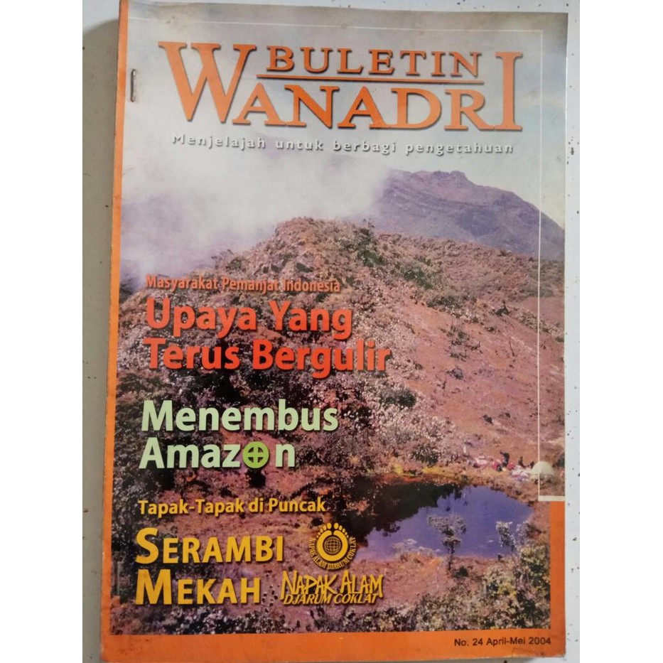 majalah buletin wanadri (langka)