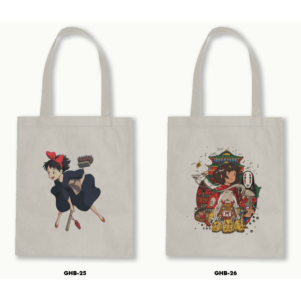 TOTE BAG BLACU - STUDIO GHIBLI .02