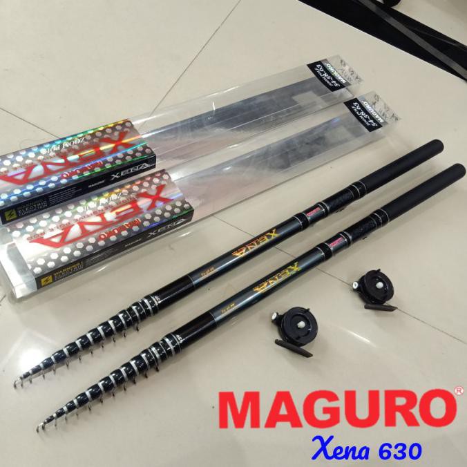 PROMO Joran pancing tegek 6.3 meter custom kolong maguro zoom full carbon