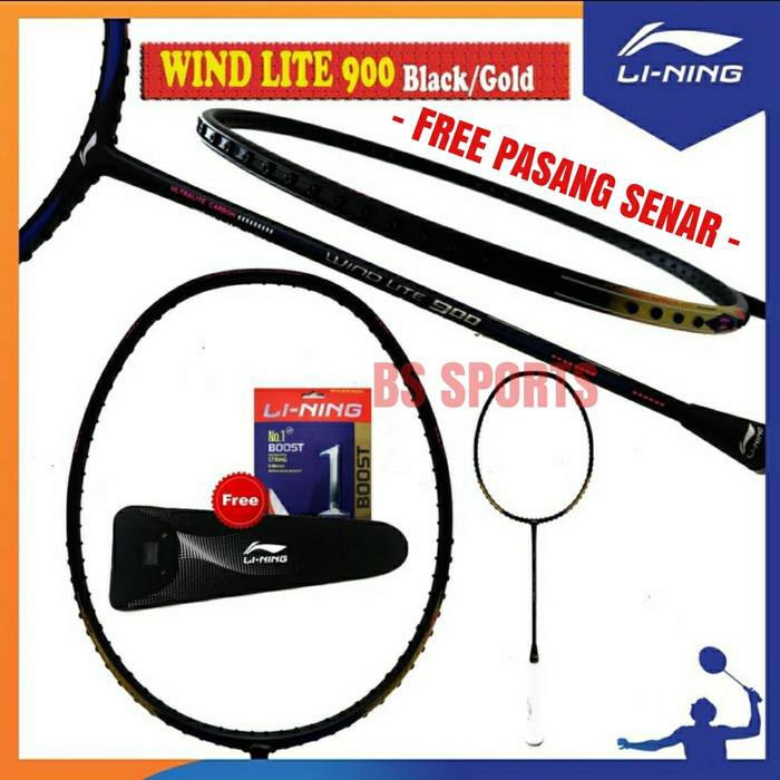 mantul habis badminton RAKET BADMINTON RAKET LINING WIND LITE 900 ORIGINAL 100%