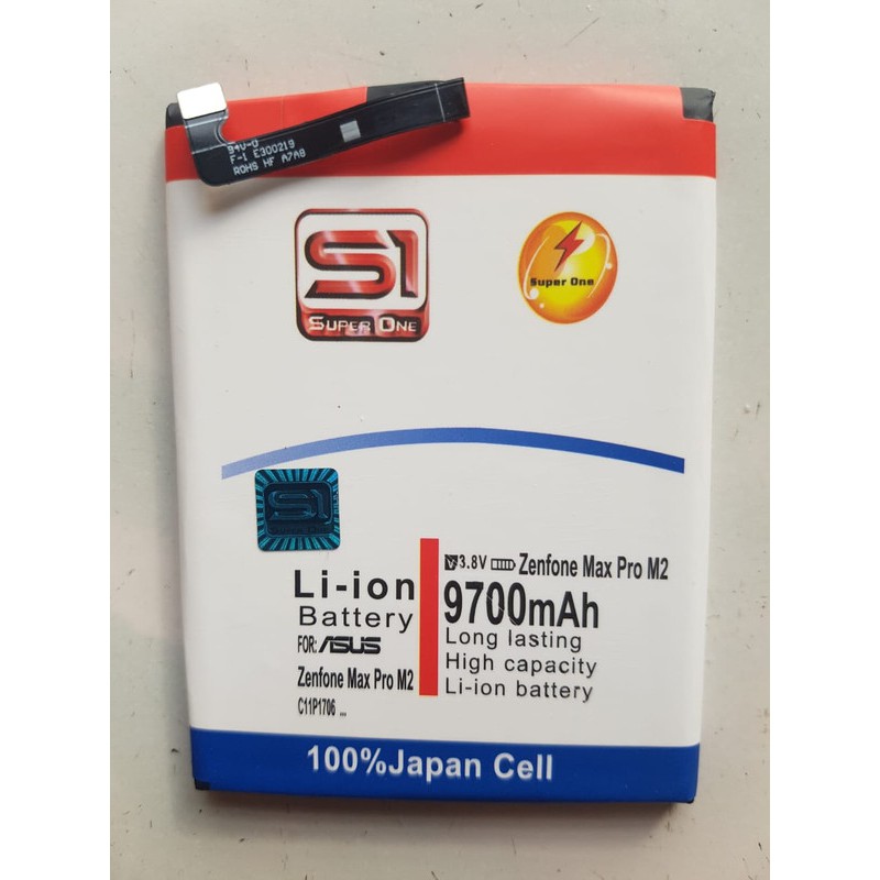 Battery Batre Baterai S1 SuperOne - Asus Zenfone Max Pro M1 M2 ZB601KL ZB602KL ZB631KL C11P1706