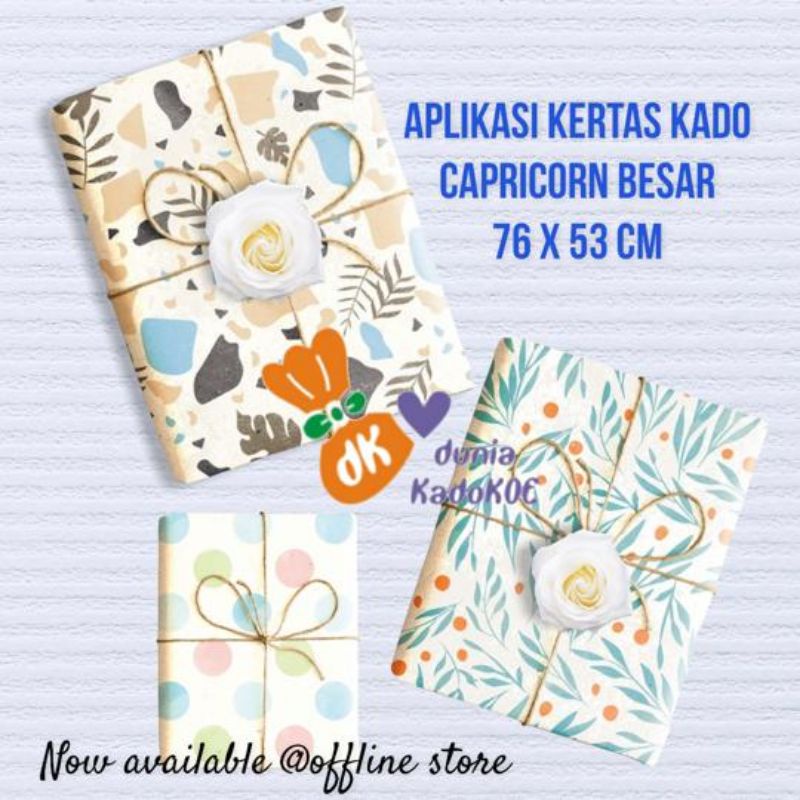 

Kertas kado jumbo isi 3 lembar sansan wawa uk 70x100cm