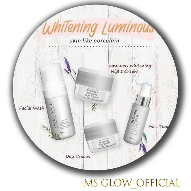 [ADA BARCODE] MS GLOW ORIGINAL FREE POUCH , MS GLOW PAKET LUMINOUS