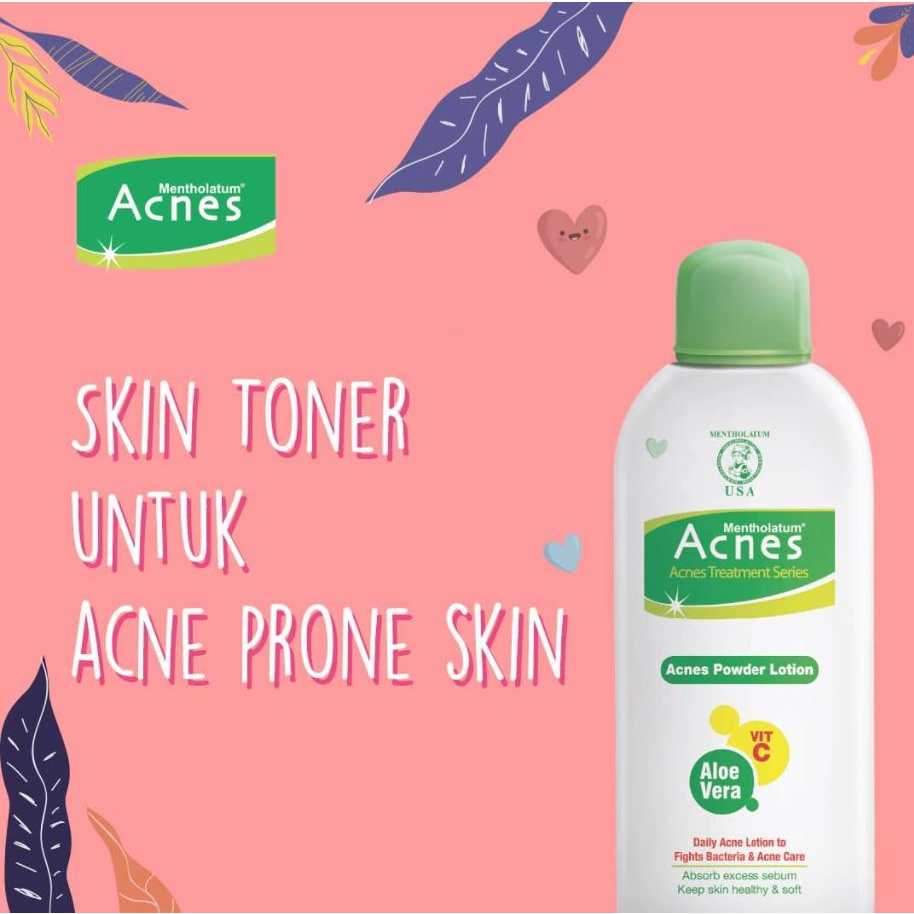 Acnes Natural Care Oil Control Series Face Wash I Milk Cleanser I Toner Wajah  I Powder Lotion I Cream Jerawat