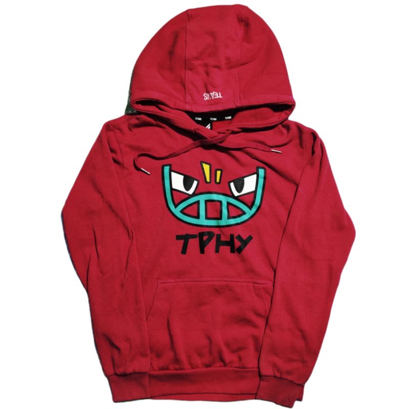 Hoodie Teams Polham Second merah