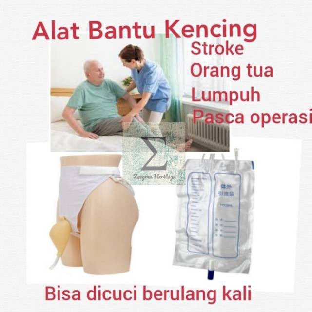 Alat bantu kencing pasien stroke lumpuh orang tua sakit KATETER LUAR