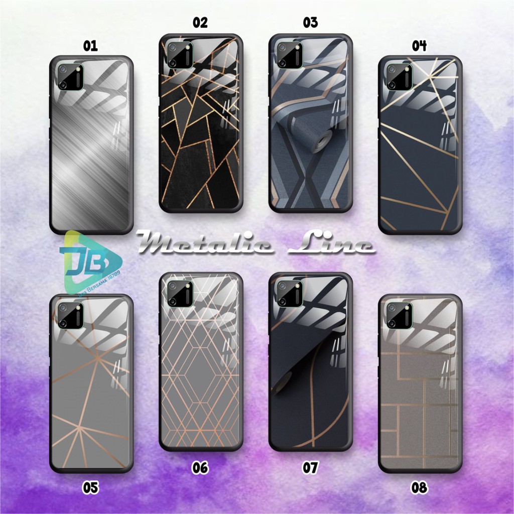 SOFTCASE BACK CASE GLASS KACA METALIC VIVO Y11 Y12 Y15 Y17 Y12S Y19 Y20 Y30 Y53 Y55 Y65 JB2747