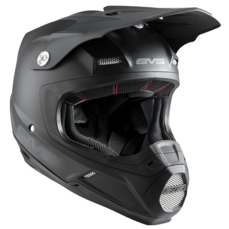 HELM EVS T5 BLACK HELM MOTOCROSS EVS BLACK MATTE ORIGINAL