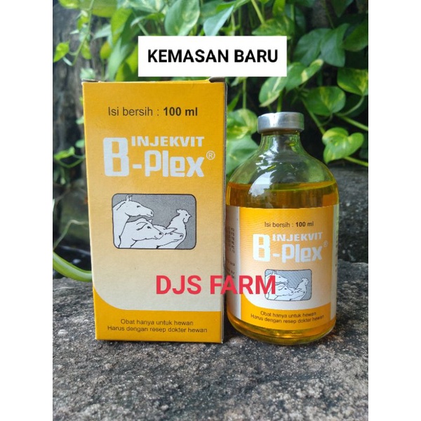 Injekvit B Plex Vitamin B Kompleks 50 ml 100 ml Vitamin B Complex B Komplek Medion Menambah nafsu ma
