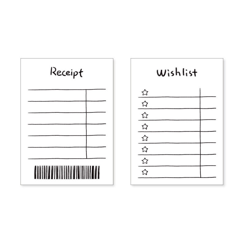 Twilight Day Basic White Memopad-5